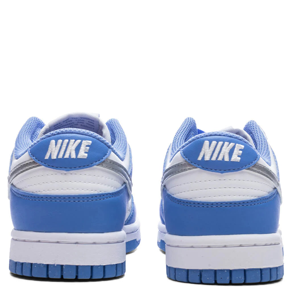 Womens Dunk Low Royal Pulse Metallic Silver White