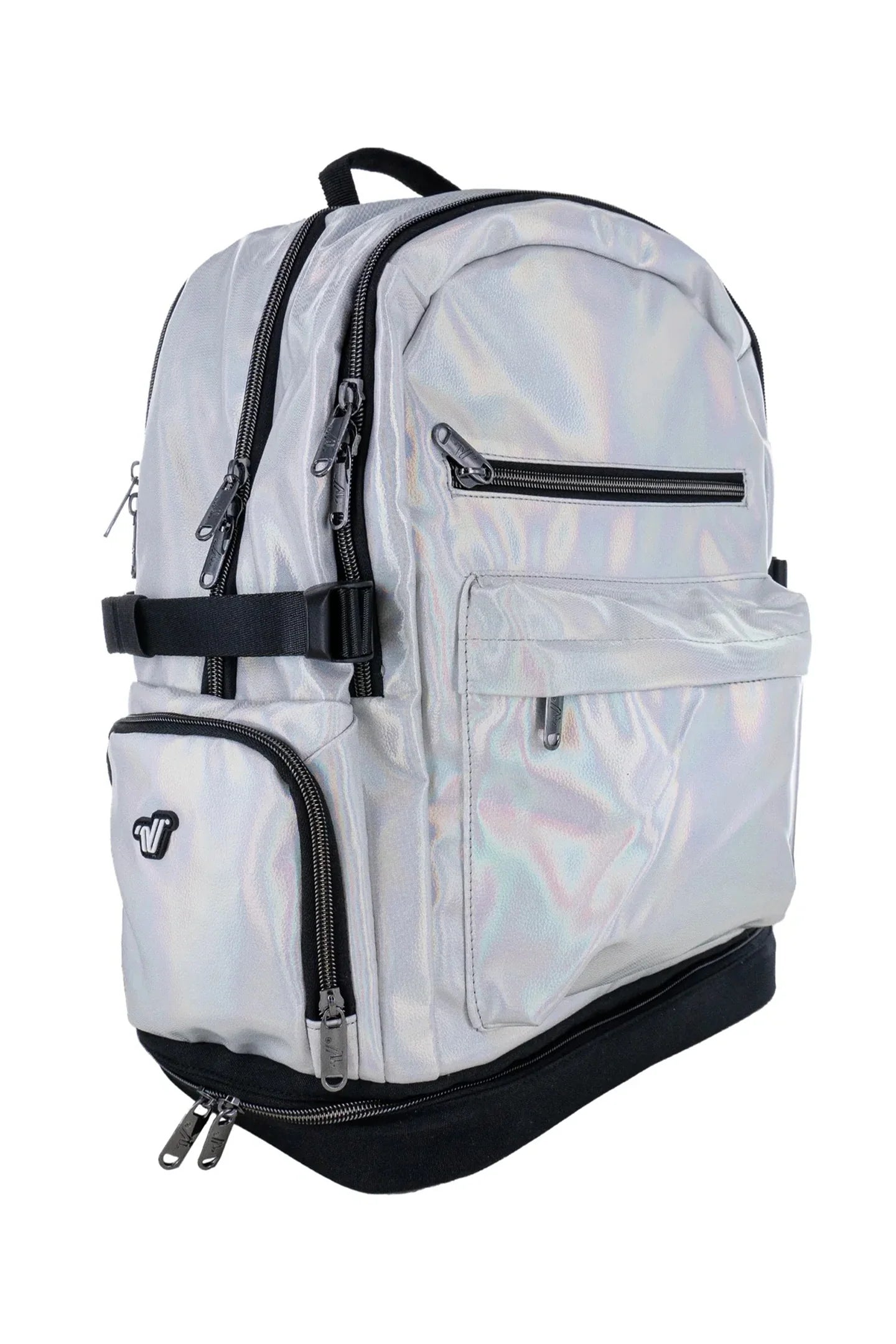 Varsity Silver Iridescent Backpack