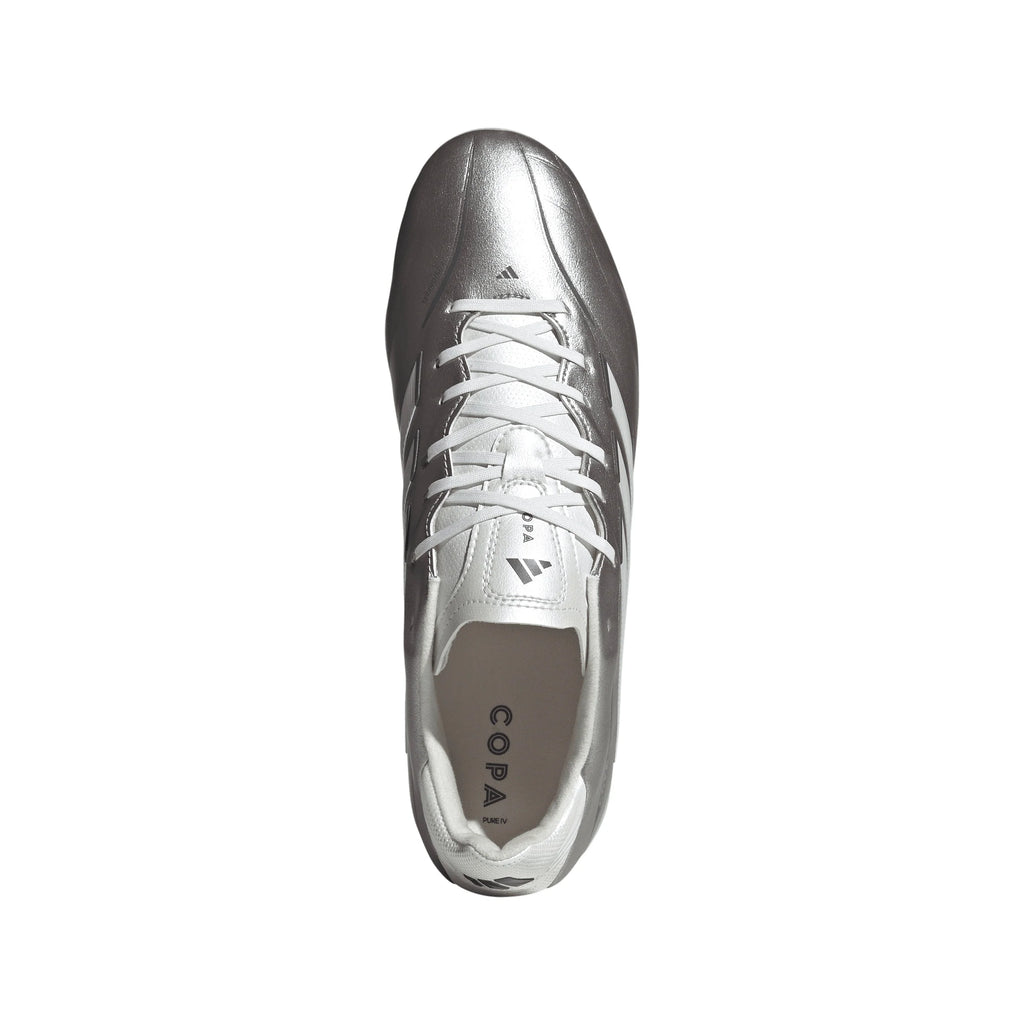 adidas Copa Pure IV League FG Firm Ground Mens Soccer Cleats Metal Silver