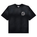 BB Faded Helmet S S Crop Fit Knit Black