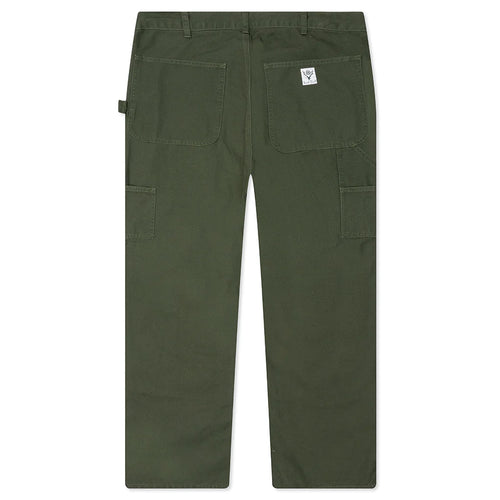 Cotton Canvas Painter Pant Moss Green
