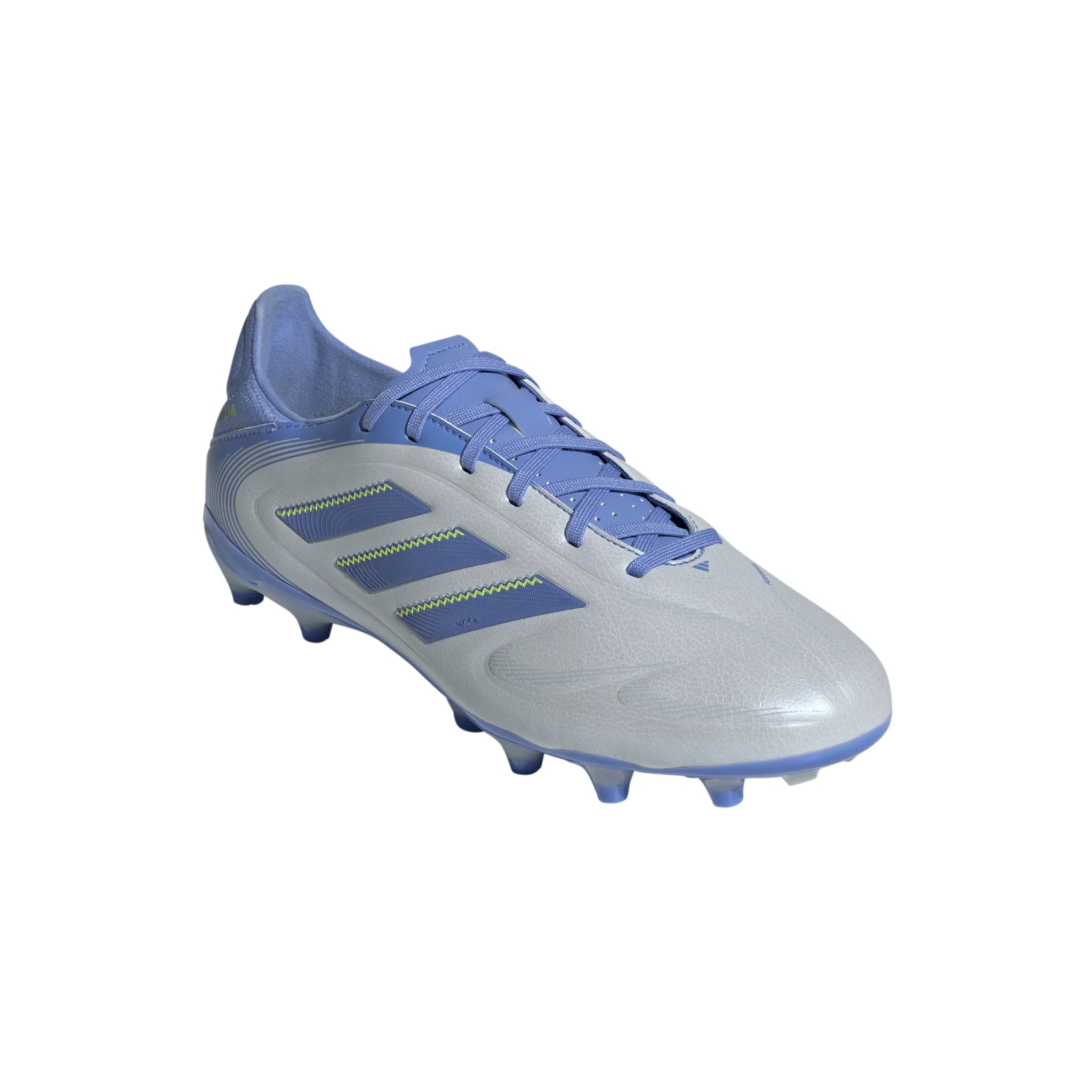 adidas Copa Pure 3 League Firm Multi Ground Soccer Cleats Halo Blue Blue Fusion Lucid Lemon