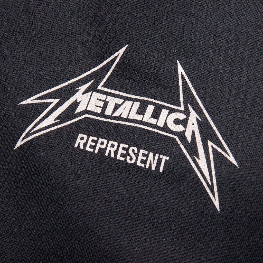 Metallica 40 Year Anniversary Sweat Pants Stained Black