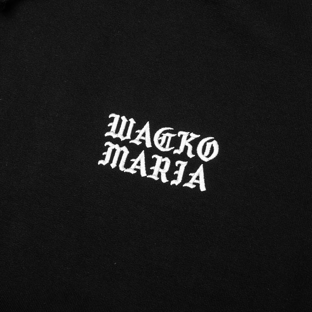 Heavy Weight Pullover Hooded Sweat Shirt Type 2 Black