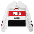 Adidas Originals x Willy Chavarria NY Crewneck Sweatshirt Off White