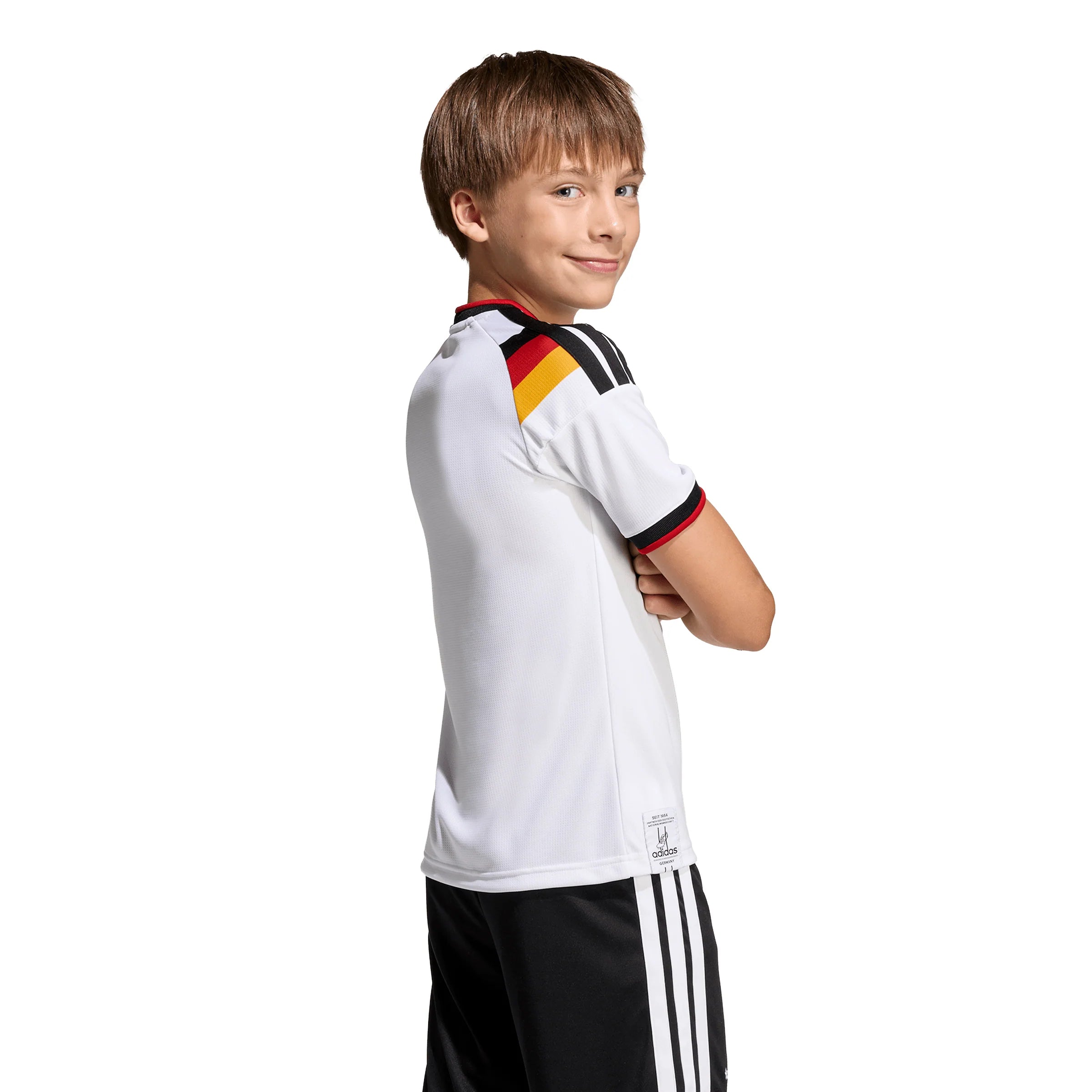 adidas Germany Home Youth Soccer Jersey 26 White