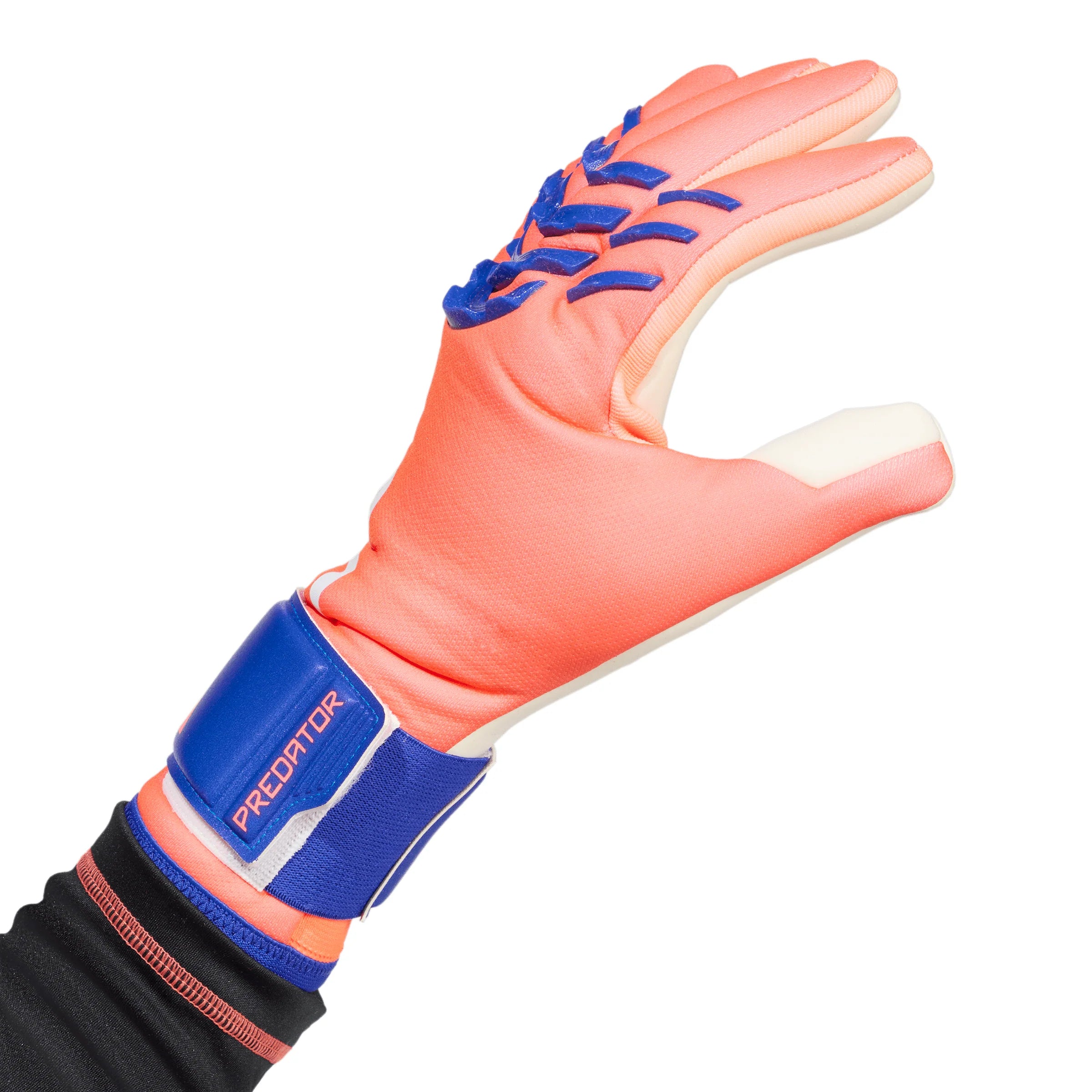 adidas Predator League Goalkeeper Mens Soccer Gloves Orange White Blue