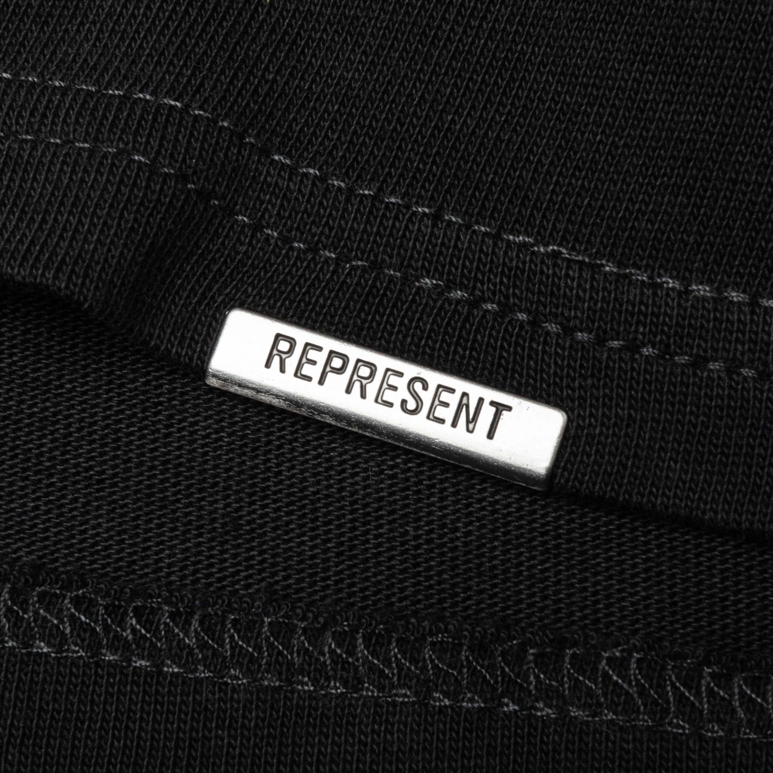 Feature x Represent Champions T Shirt Stained Black