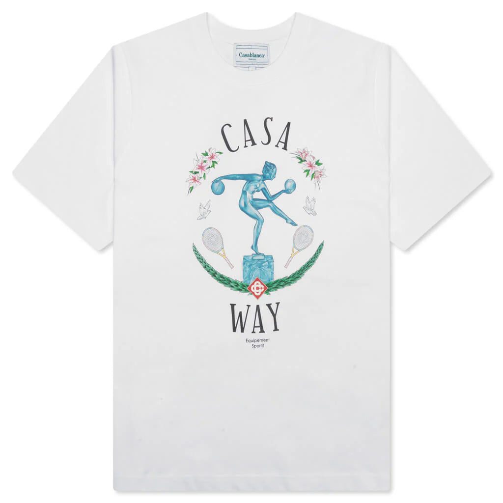 Statue En Marbre T Shirt White