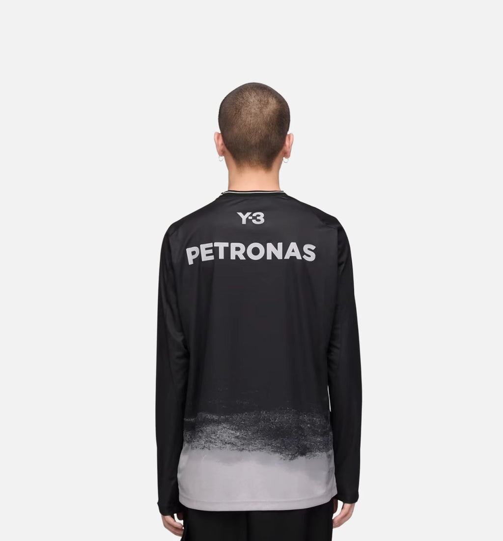 Mercedes AMG Petronas Formula 1 Team Mechanics Mens Long Sleeve Jersey Black
