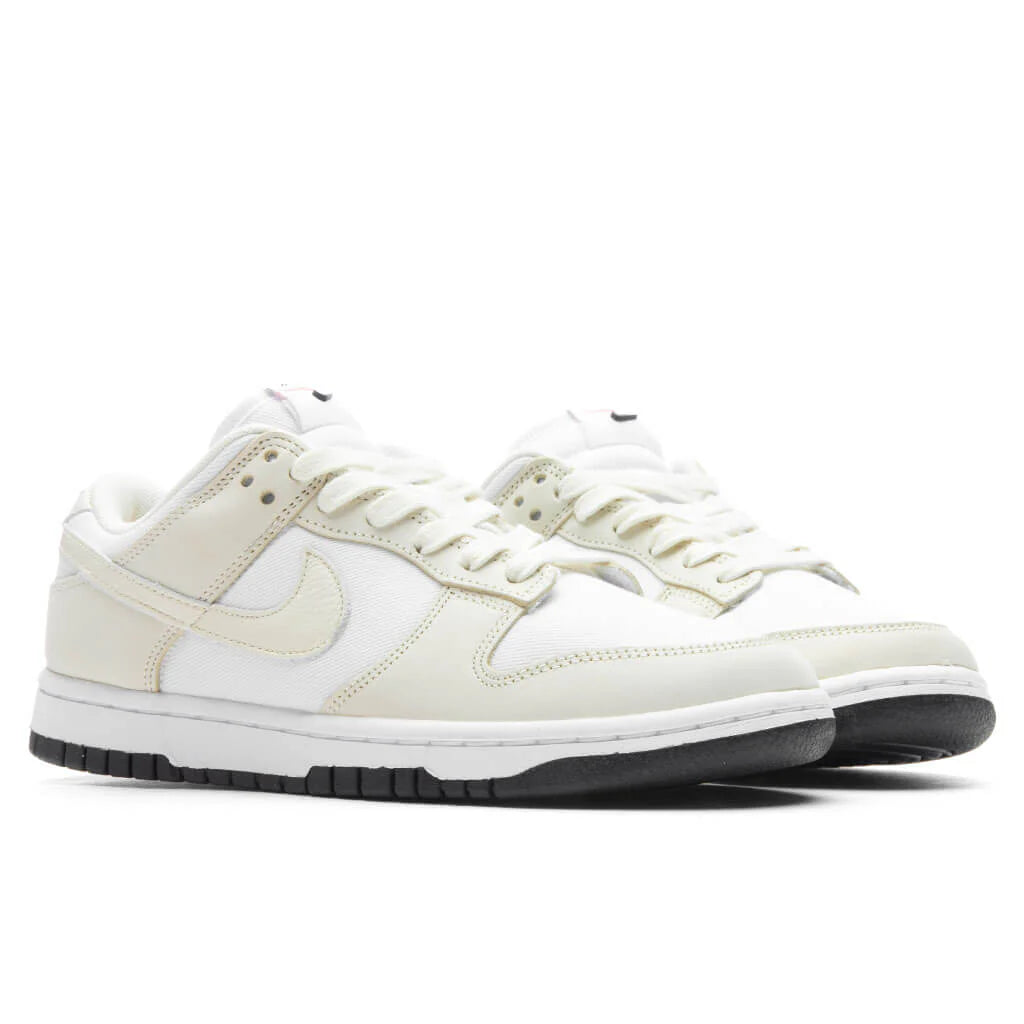 Womens Dunk Low LX NBHD White Coconut Milk Black
