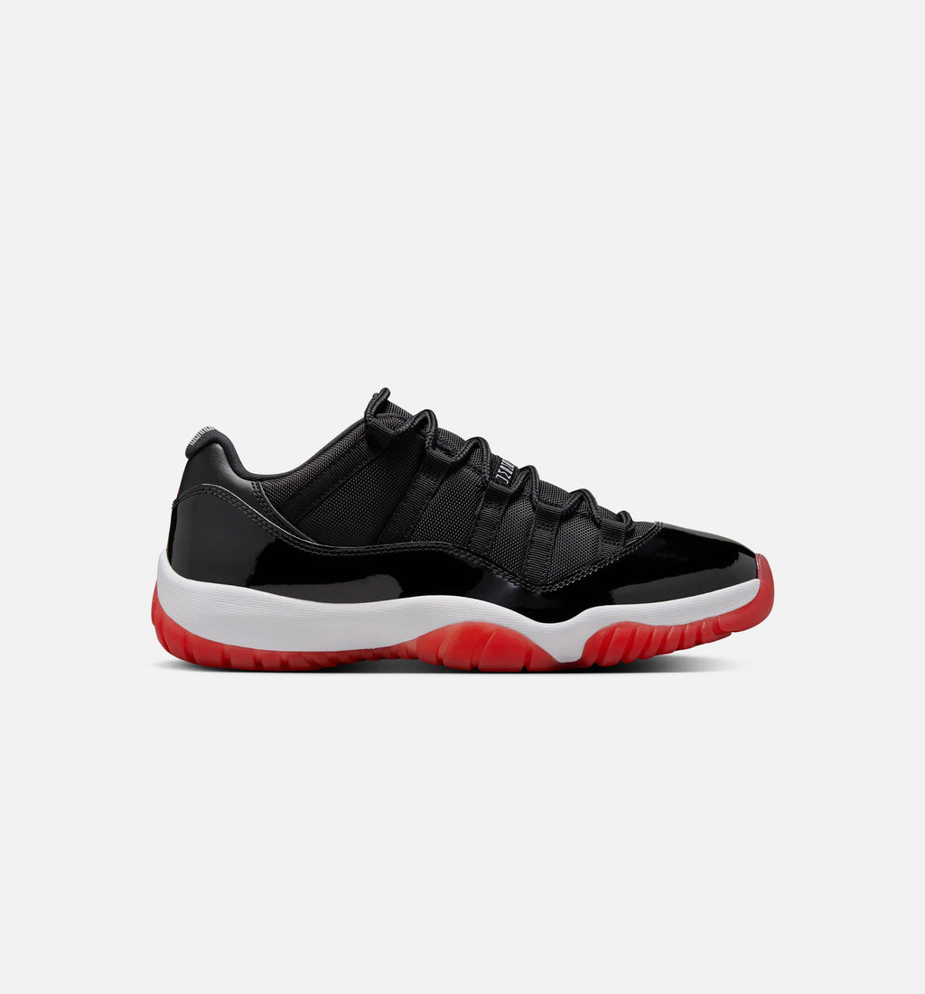 Air Jordan 11 Retro Bred Mens Lifestyle Shoe Black Varsity Red White Free Shipping