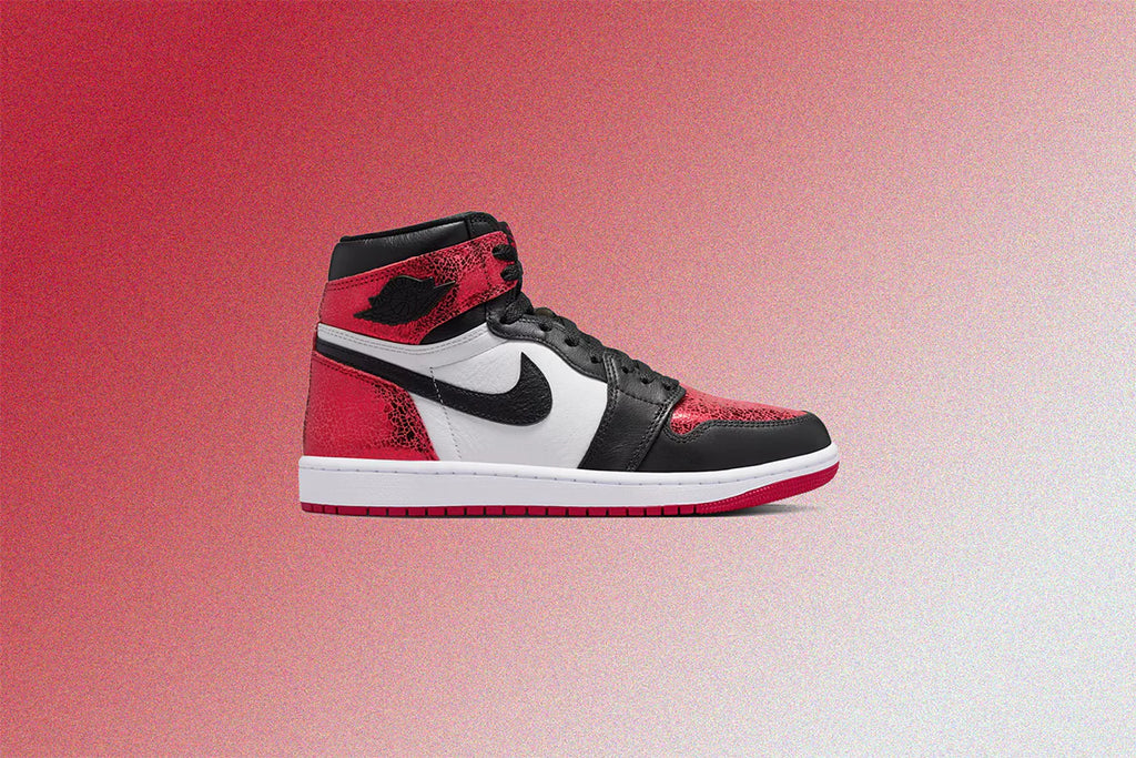 Womens Air Jordan 1 Retro High OG Ruby Varsity Red Black White