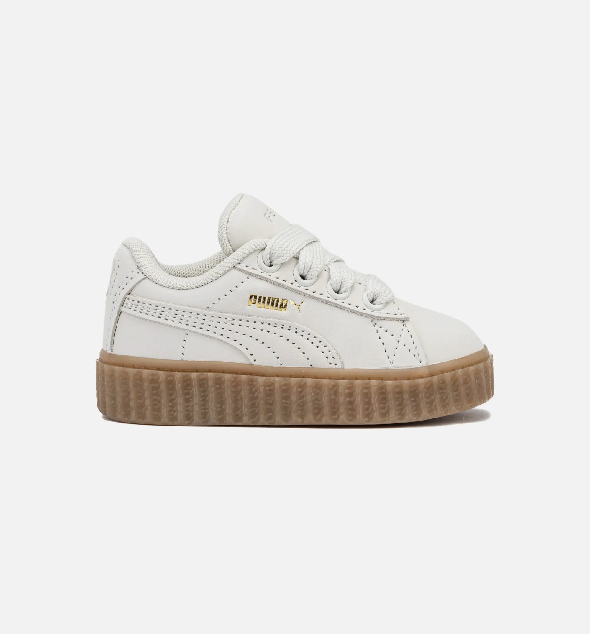 Fenty Creeper Phatty Earth Tone Infant Toddler Lifestyle Shoe Warm White Gold Gum