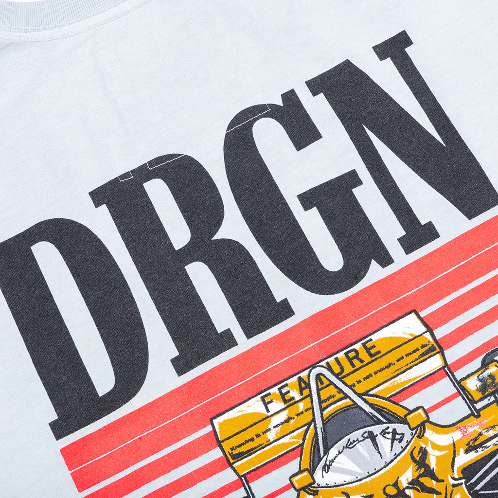 Feature x D R G N Formula Tee Vintage Silver