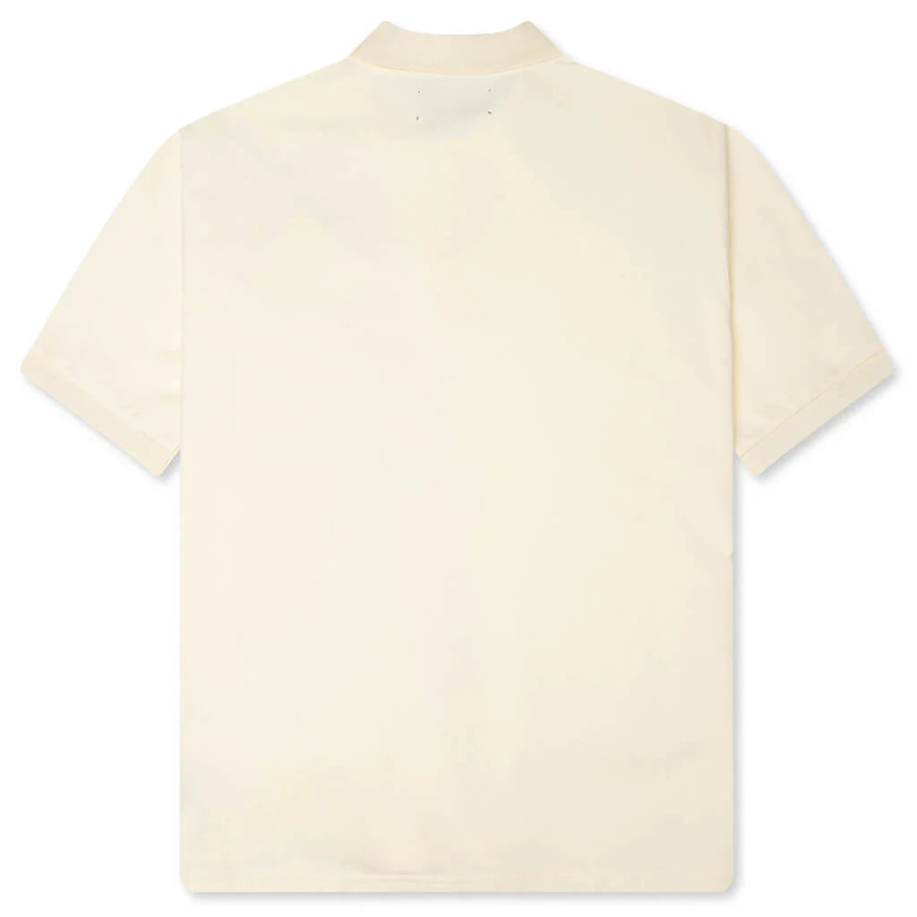 Fluid Placket Polo White