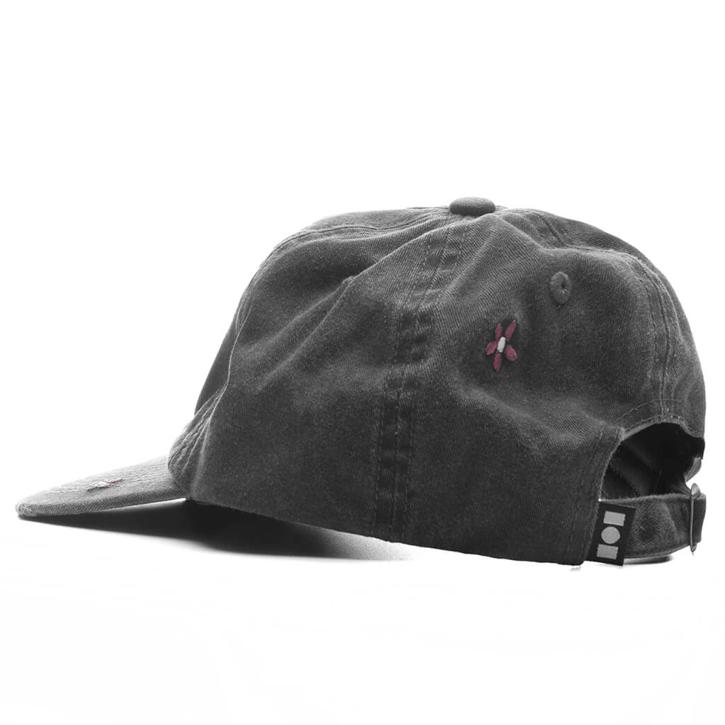 Flower Groms Dad Cap Black