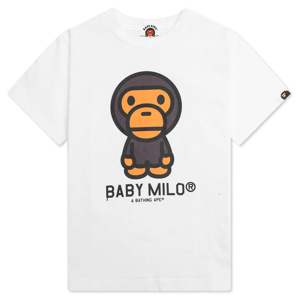 Kids Baby Milo Tee White