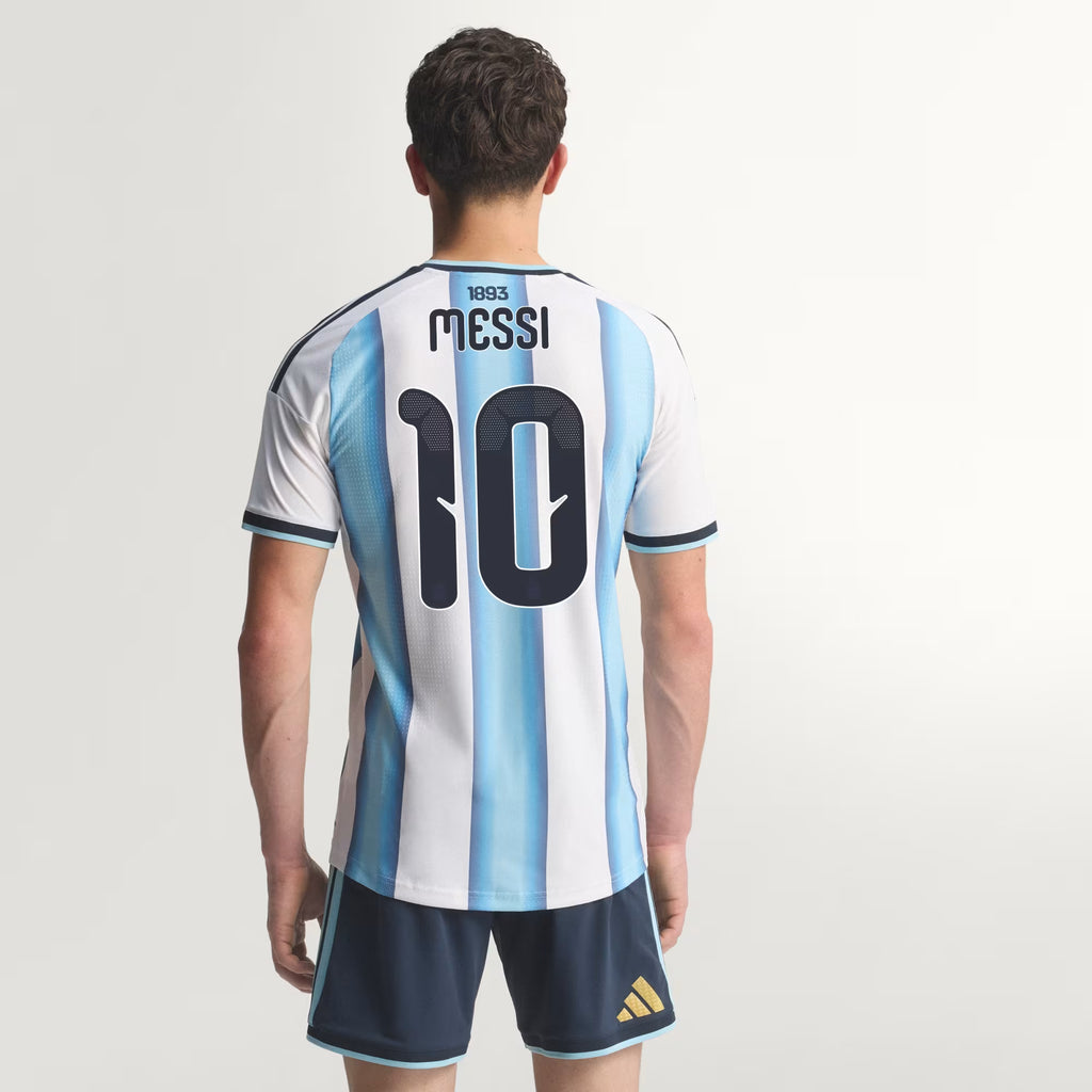 adidas Argentina Home 10 Authentic Mens Soccer Jersey 2026 White Blue
