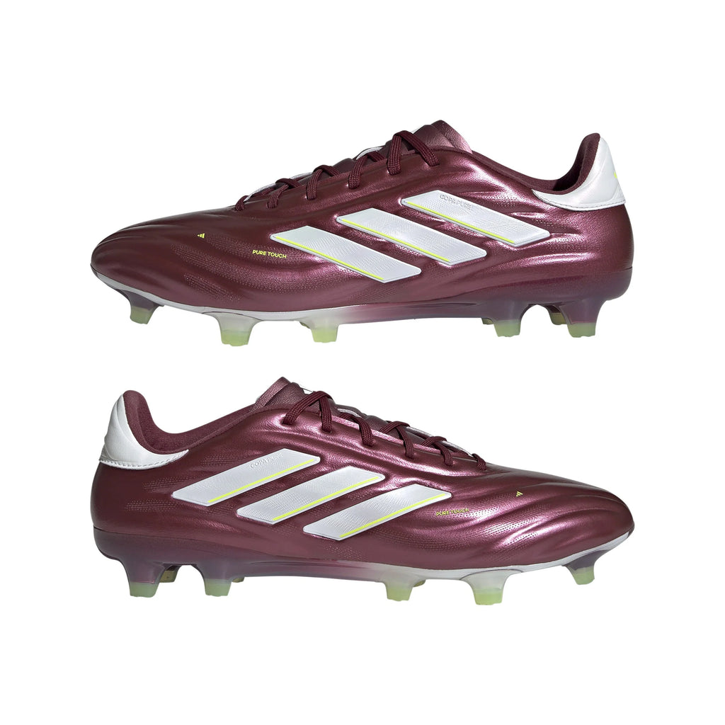 adidas Copa Pure 2 Elite FG Firm Ground Soccer Cleats Shadow Red White Solar Yellow