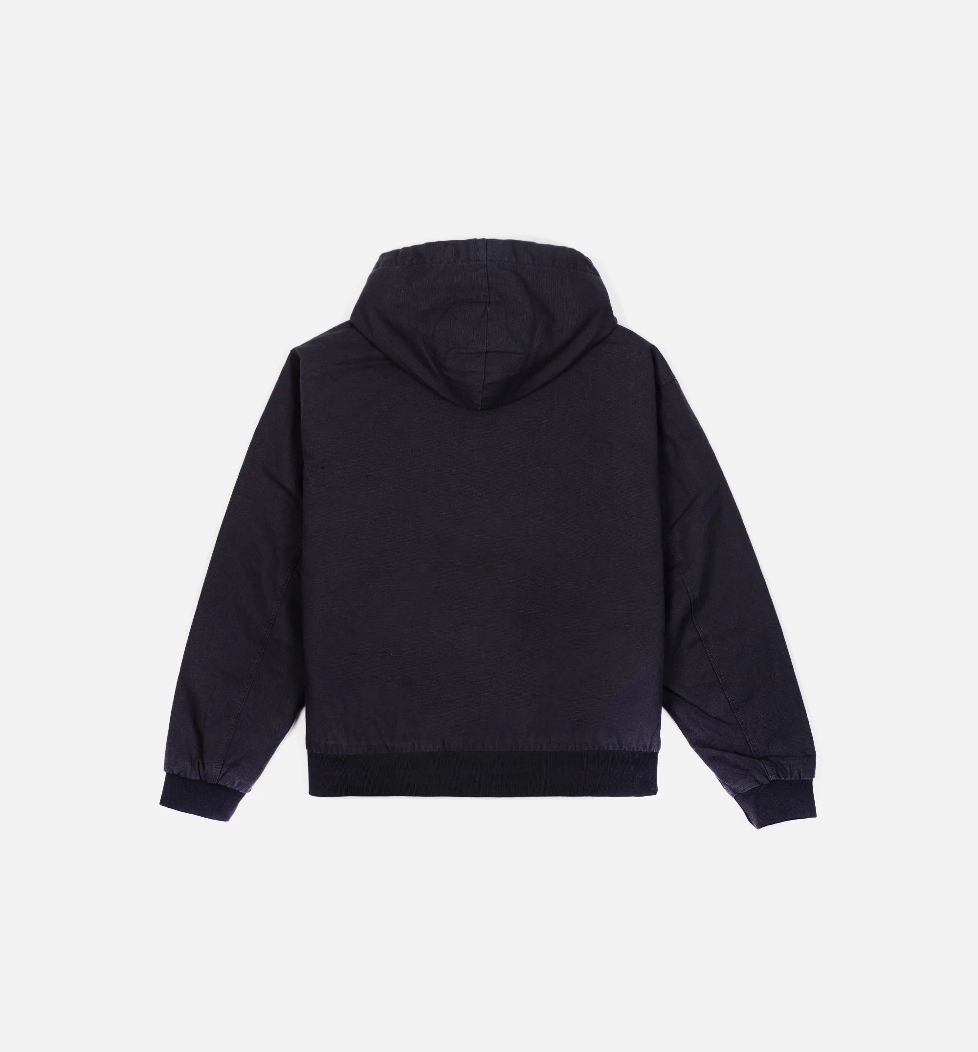 Padded Hooded Mens Jacket Black