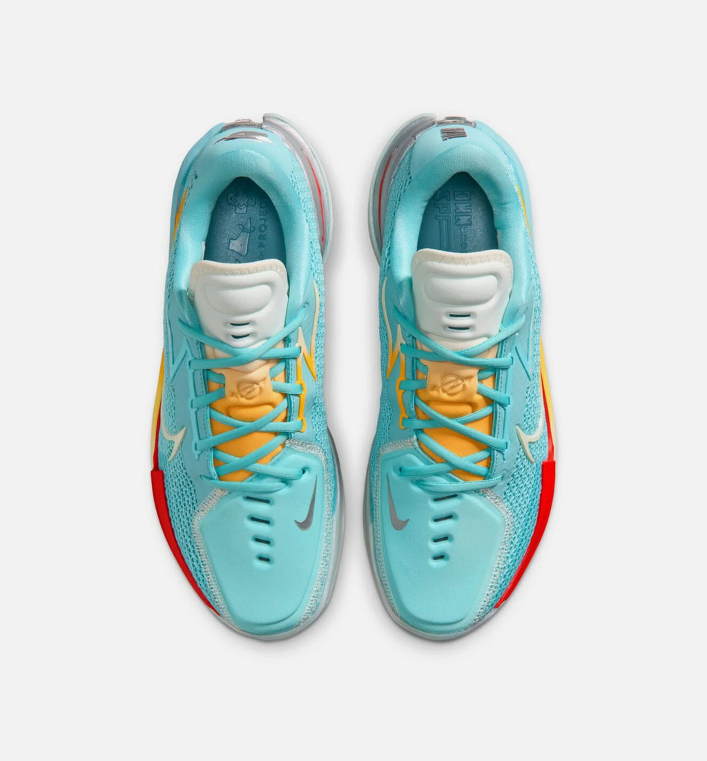 Dylan Harper x Nike GT Cut 1 Titan Bleached Aqua Mens Lifestyle Shoe Bleached Aqua Cashmere Sport Gold Chile Red Metallic Silver Glacier Blue