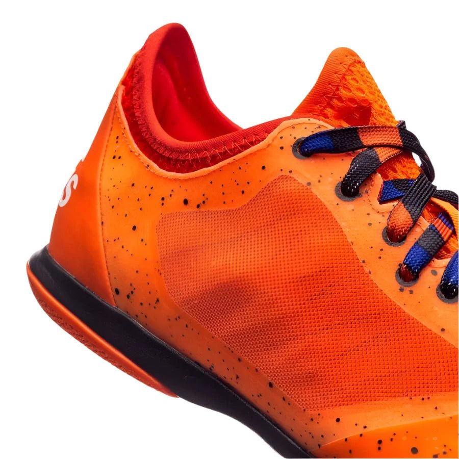 adidas X 151 Court Indoor Soccer Shoes Solar Orange White Black