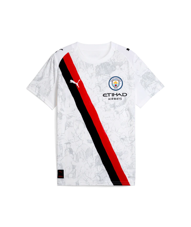 PUMA Manchester City KidSuper Jersey Youth White Black