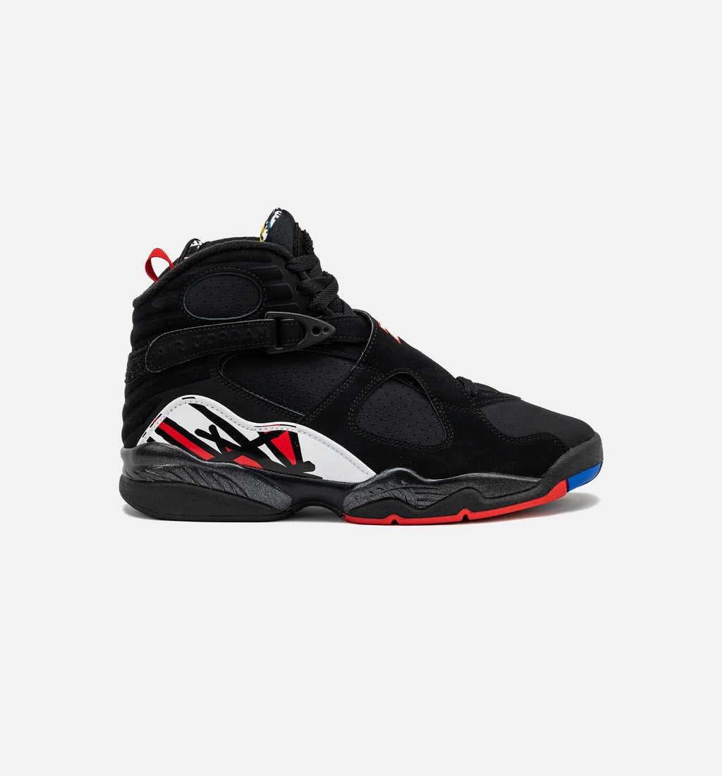 Air Jordan 8 Retro Playoffs Mens Lifestyle Shoe Black