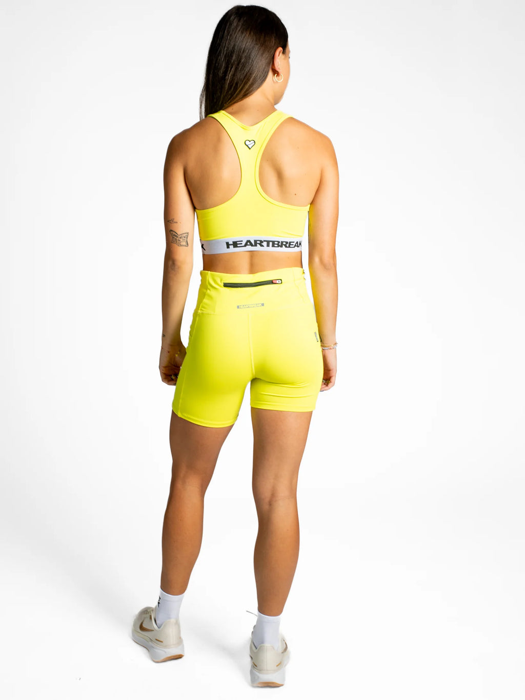 Heartbreak Womens Triple Pocket 5 Running Shorts