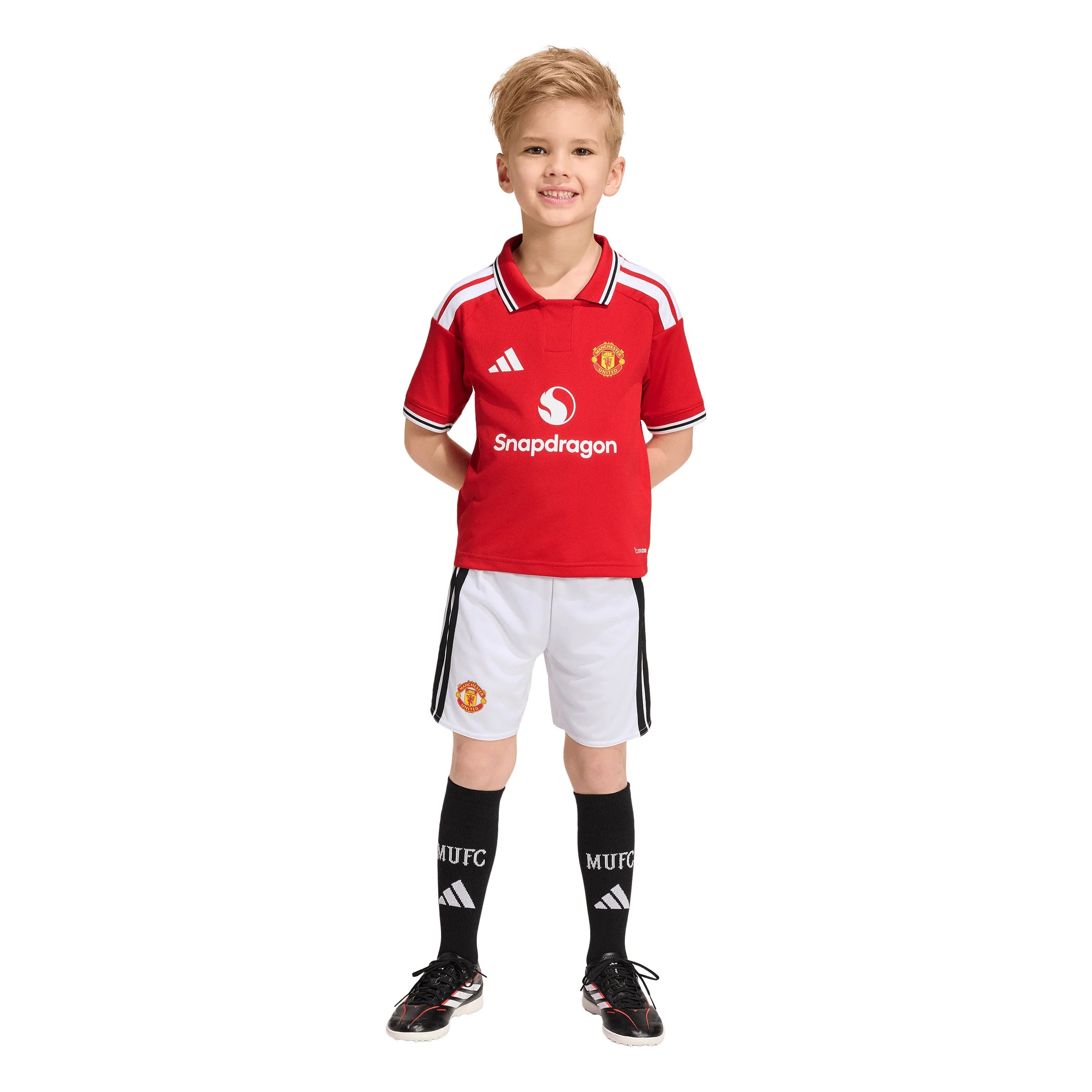 adidas Manchester United Home Soccer Mini Kids Set 26 27 Red