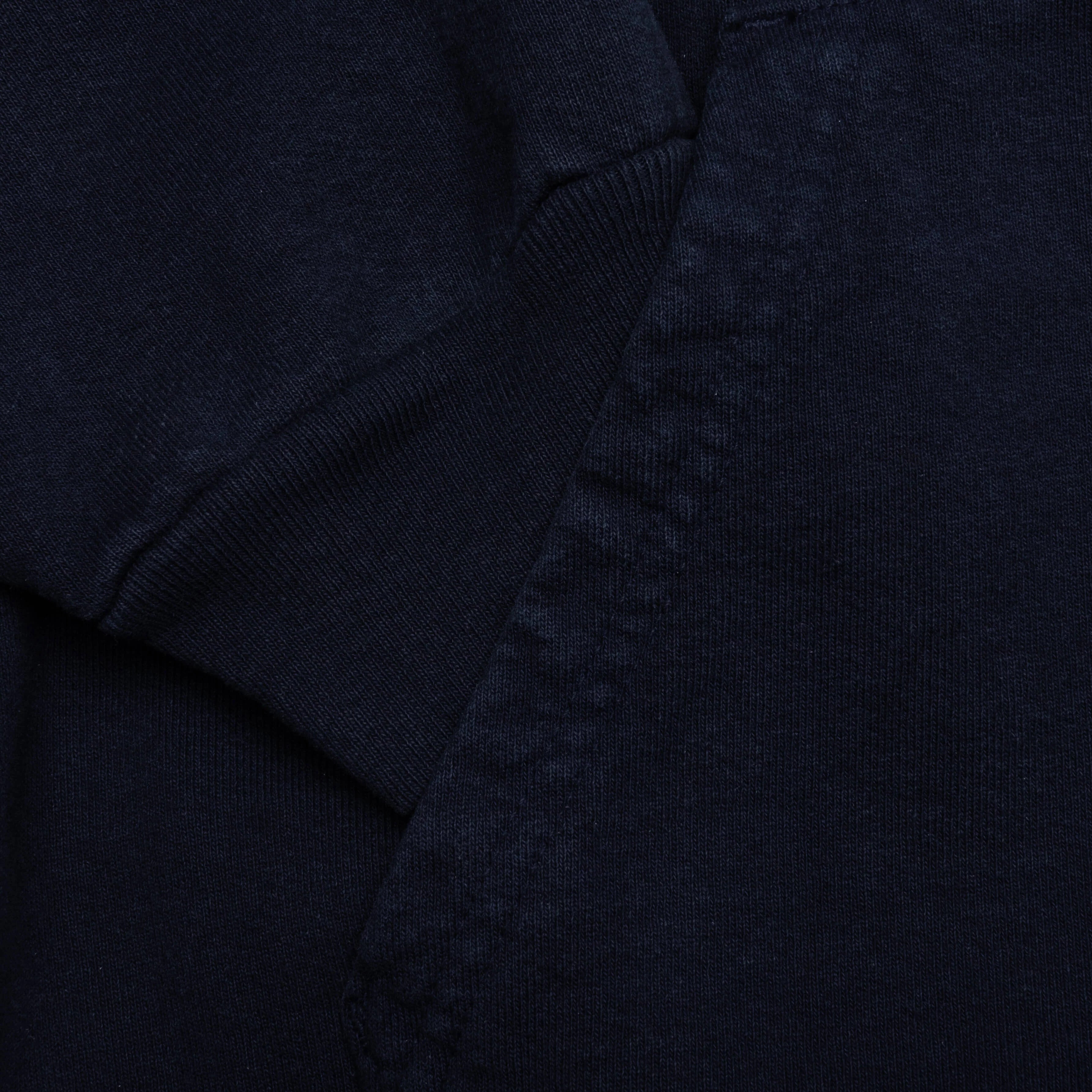 B Logo Hoodie Navy Mocha