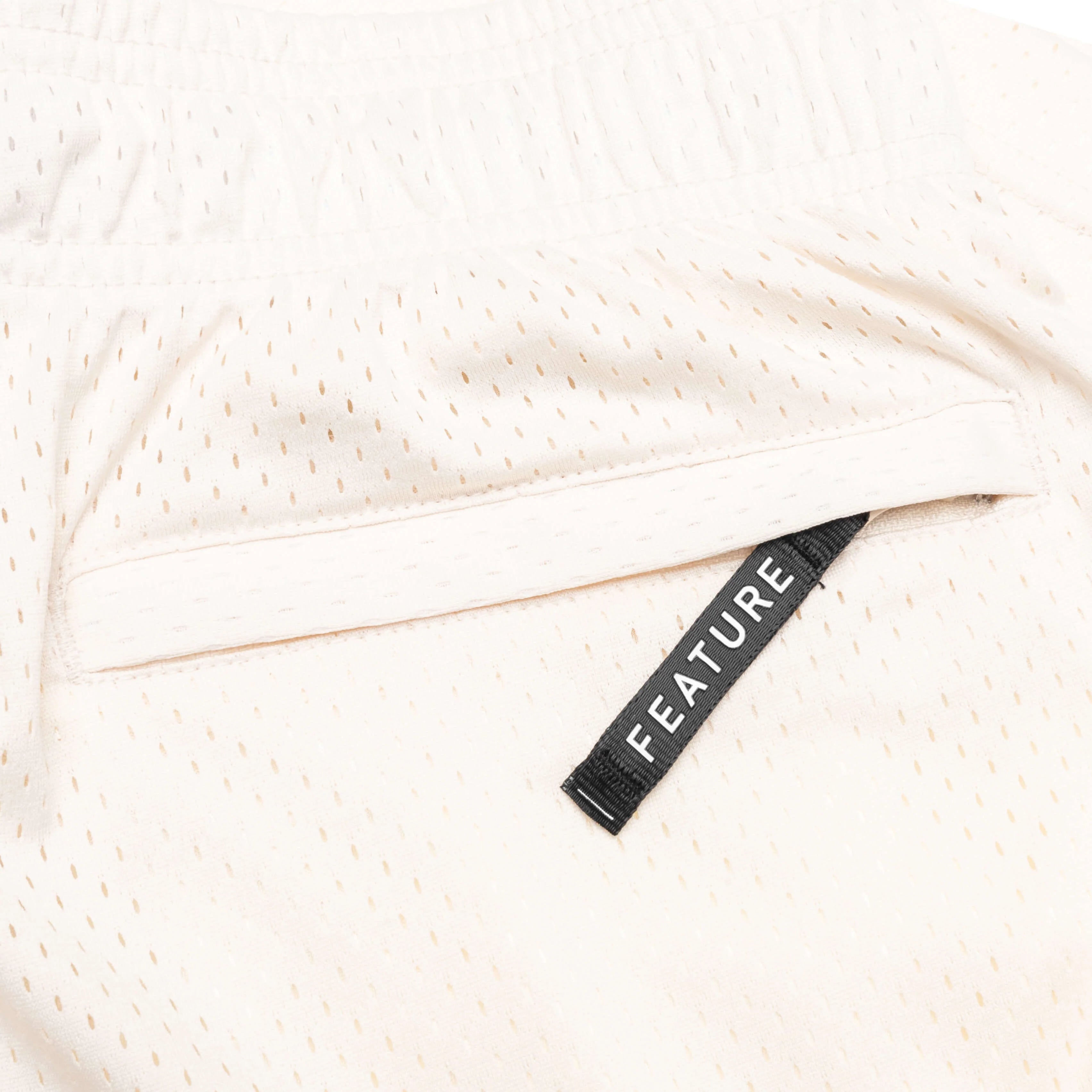 West Mesh Shorts Cream