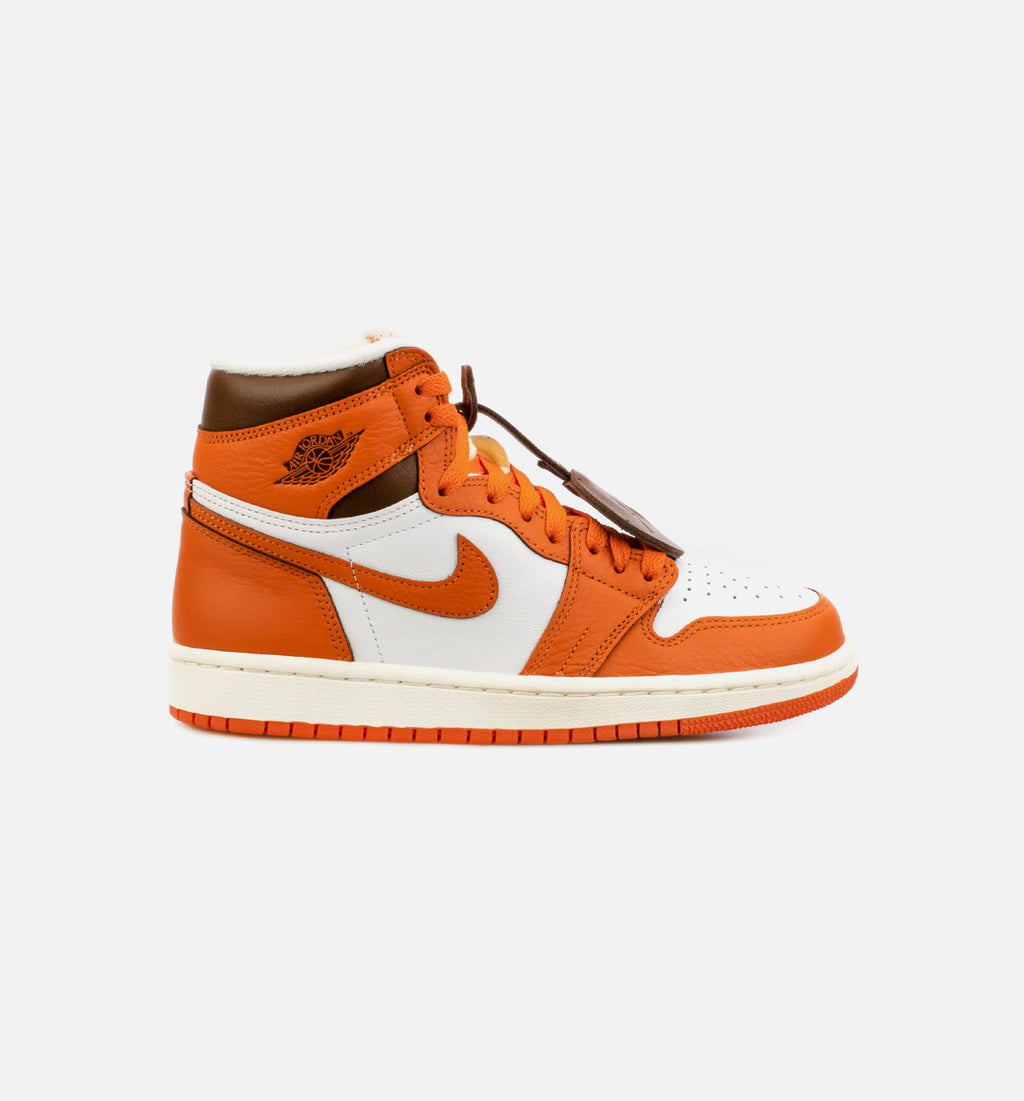 Air Jordan 1 High OG Starfish Womens Lifestyle Shoe Orange White