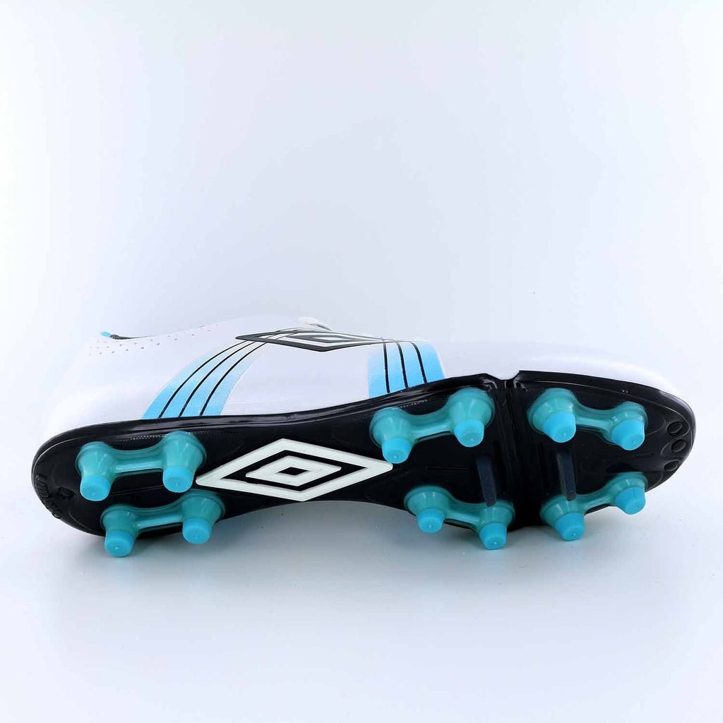 Umbro GT CUP HG A Hard Ground Soccer Cleats White Black Blue