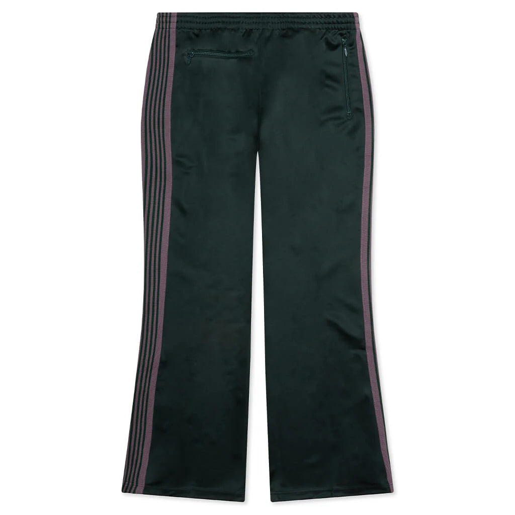 Poly Smooth Boot Cut Track Pant Green