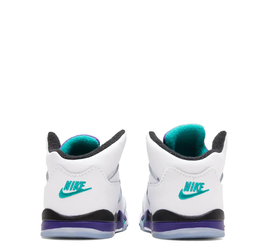 Air Jordan 5 Retro OG Grape TD White New Emerald Grape