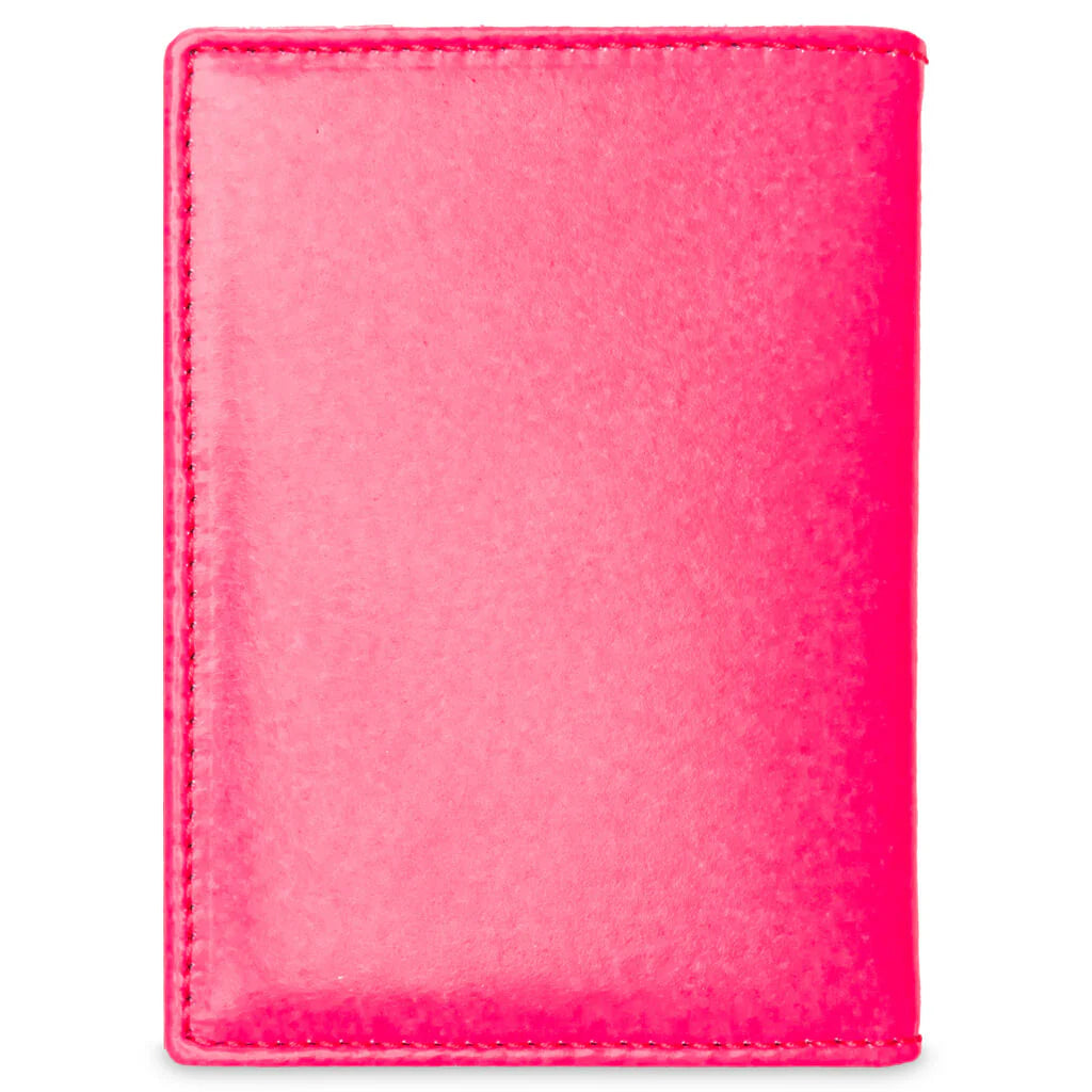 Comme des Garcons Super Fluo Wallet Pink Yellow