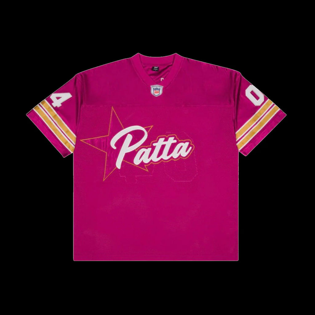 Patta All Star Football Jersey Fuschia Red
