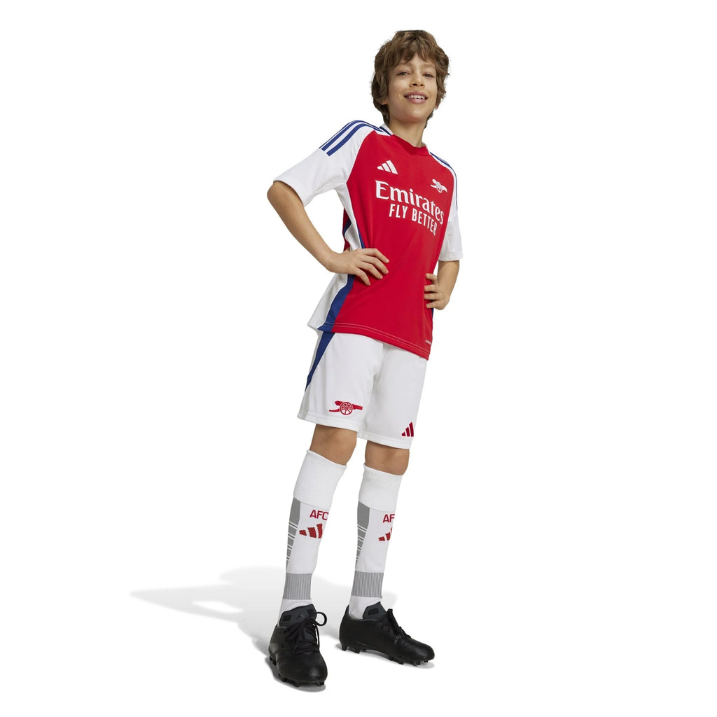 adidas Youth Arsenal Home Jersey 24 25 Scarlet White