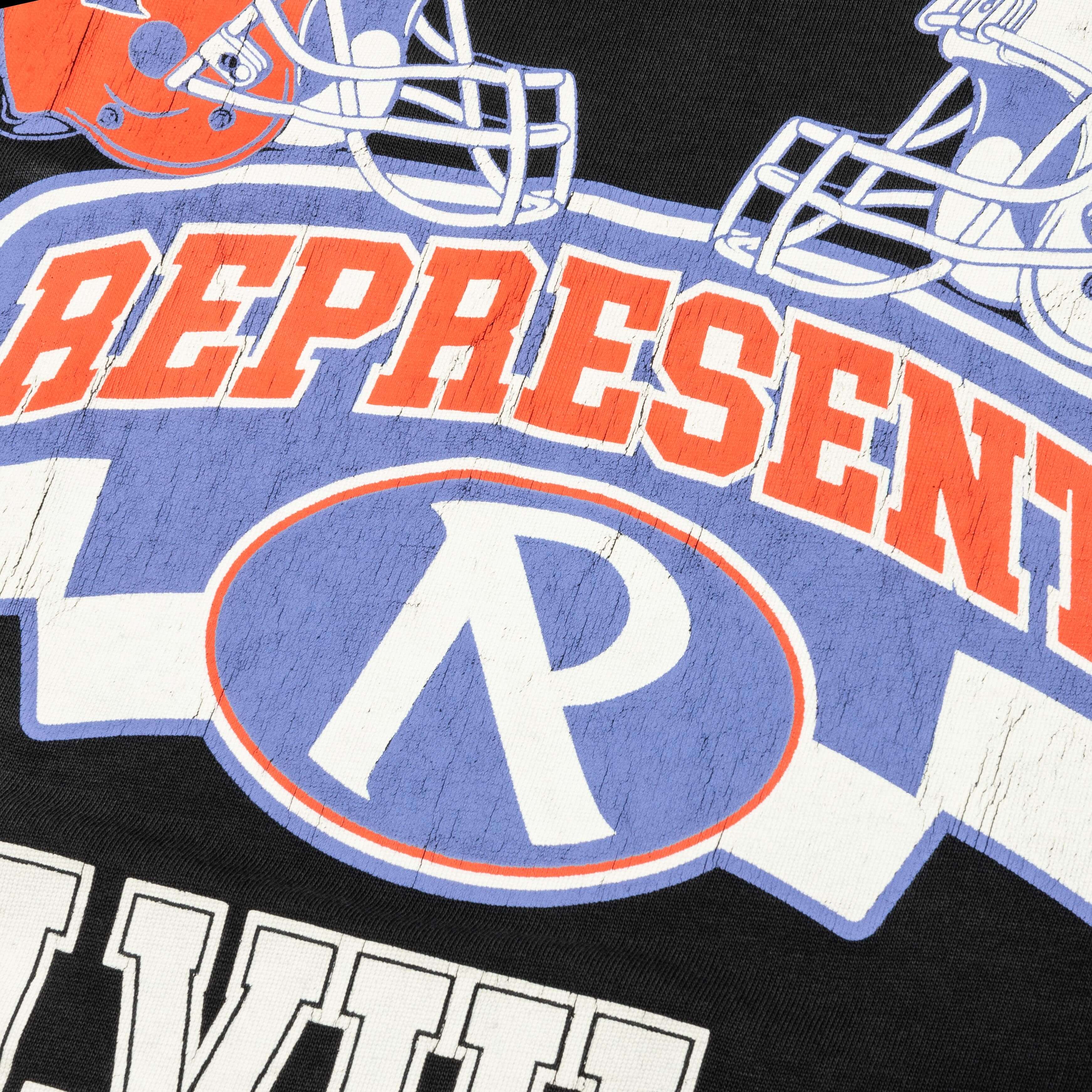Feature x Represent Champions T Shirt Stained Black