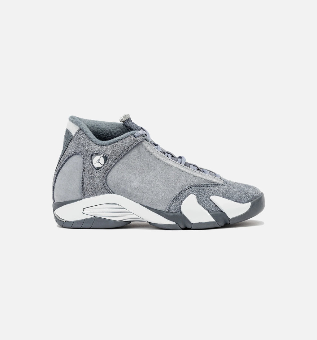 Air Jordan 14 Retro Flint Grey Mens Lifestyle Shoe Flint Grey White