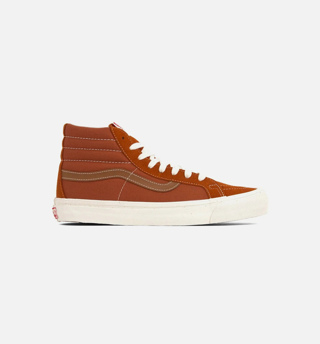 OG SK8 Hi LX Mens Shoe Orange White Brown