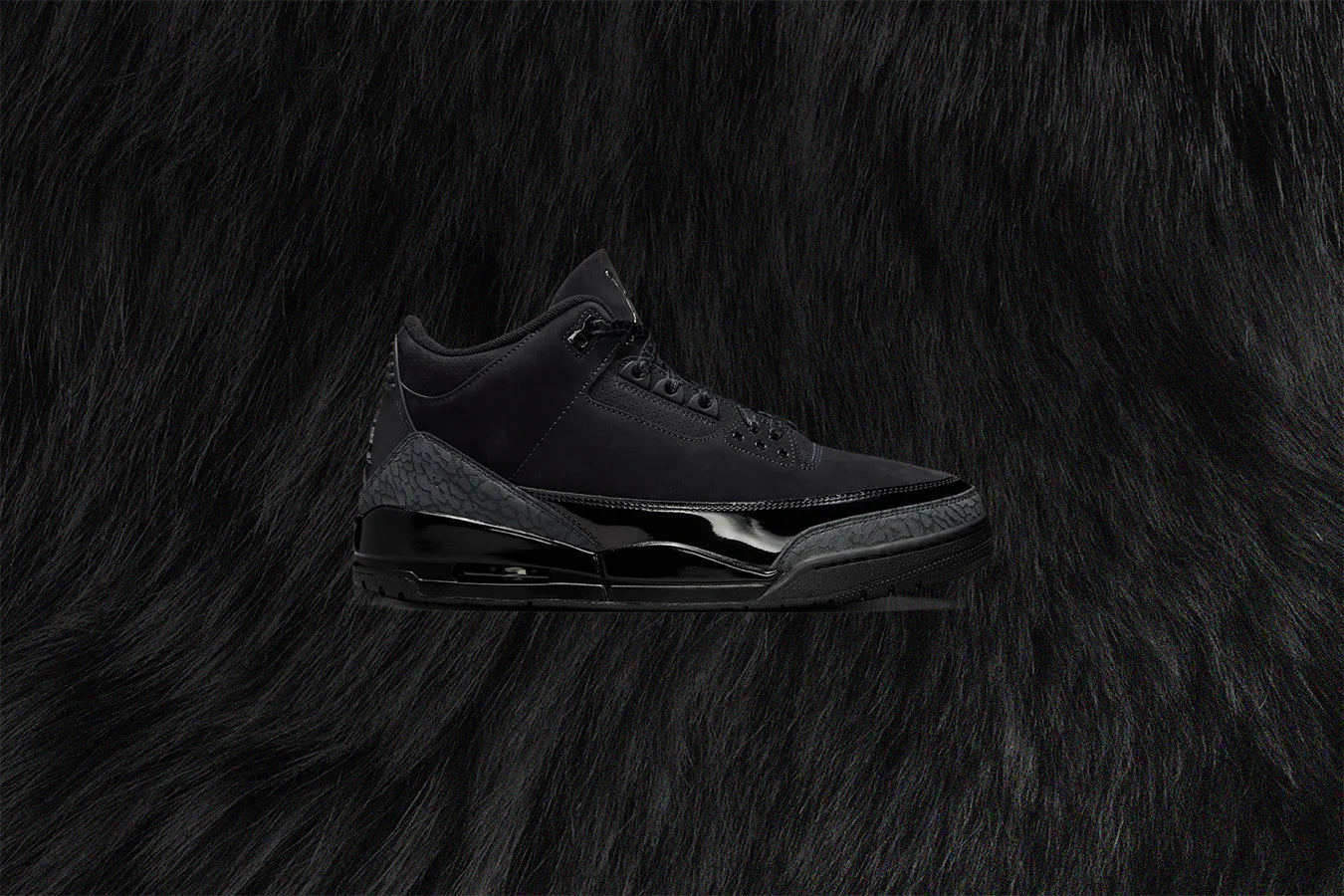 Air Jordan 3 Retro Black Cat Black Dark Charcoal White