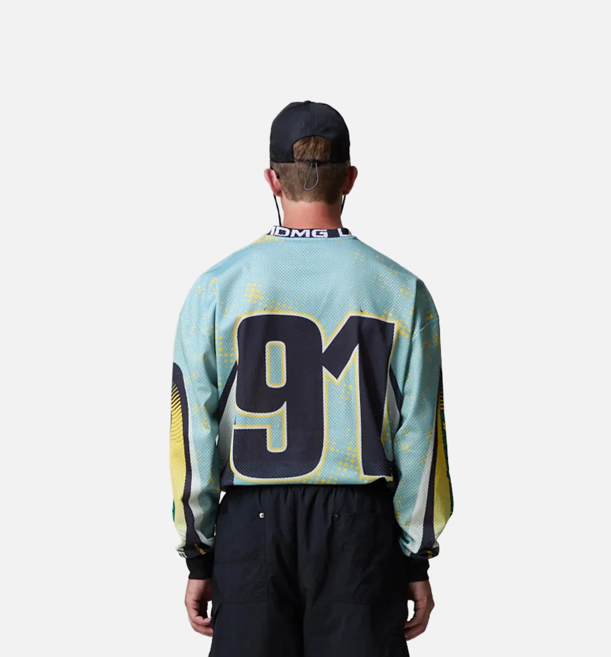 Soccer Mens Jersey Mint Black