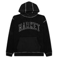 Reverse Arc Hoodie Washed Black
