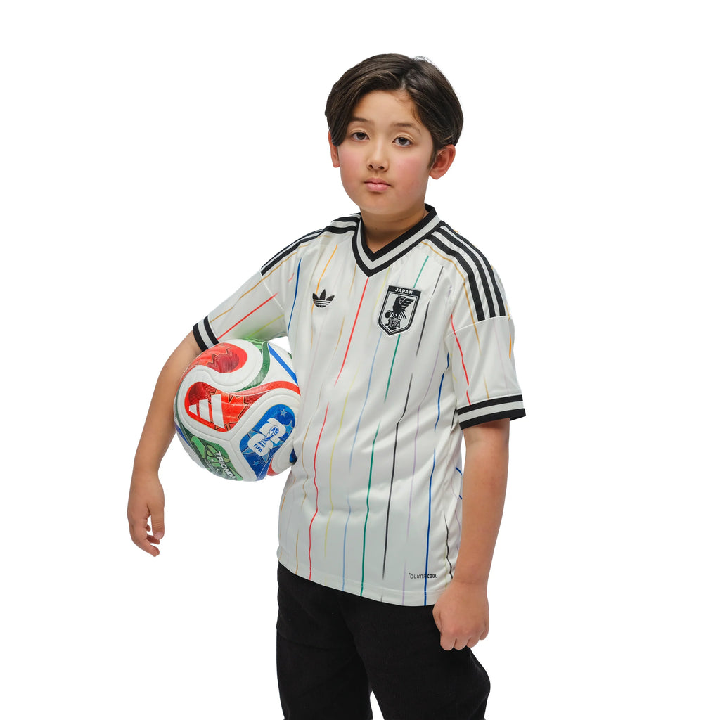 adidas Japan Away Youth Soccer Jersey 2026 White Black