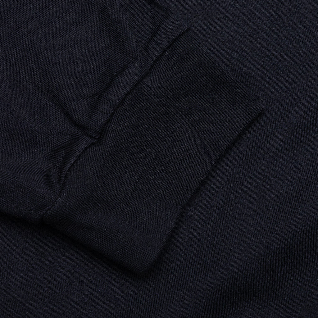 Pocket Logo L S T Shirt Black