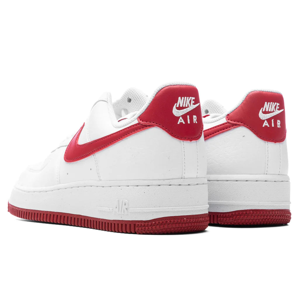 Womens Air Force 1 07 White Gym Red White Volt