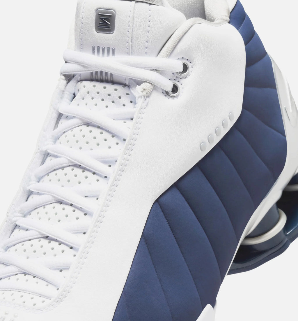 Shox BB4 Olympic Mens Lifestyle Shoe White Midnight Navy Metallic Silver